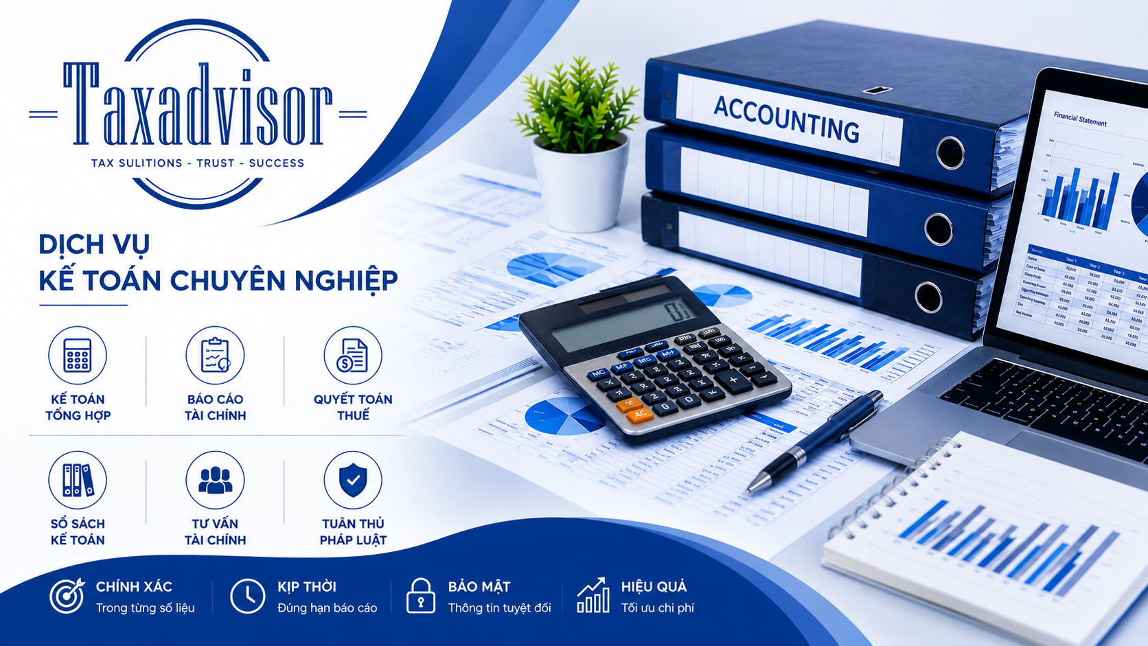 Banner dịch vụ kế toán a to z