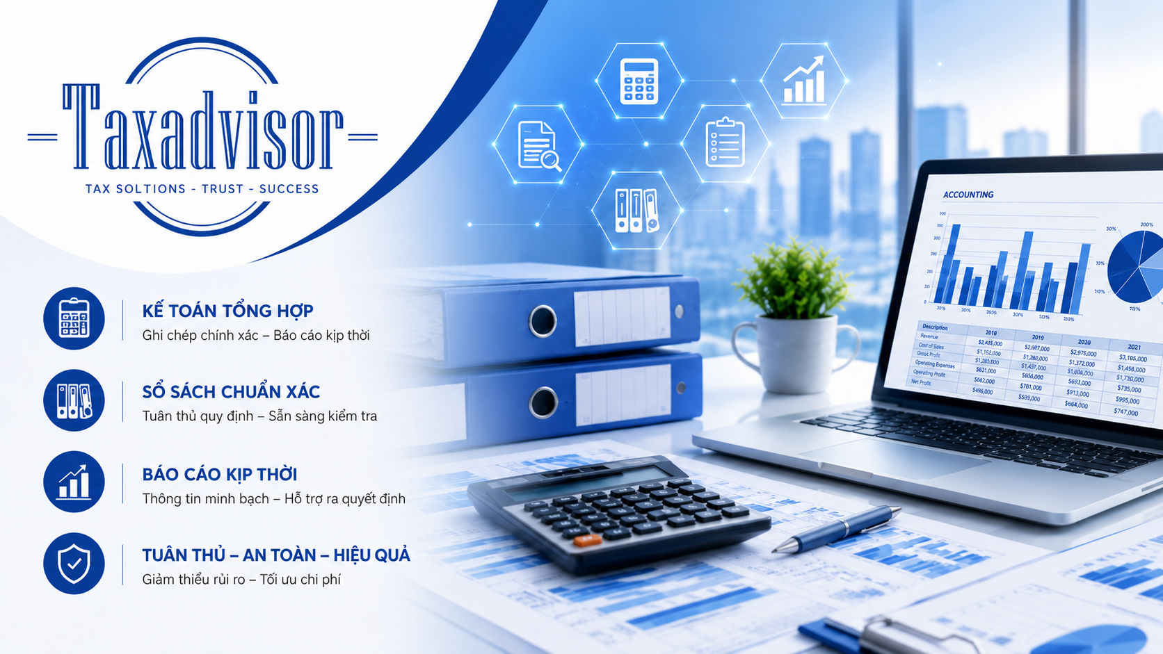 Banner dịch vụ kế toán a to z